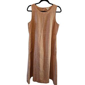 J. Jill Tan Sleeveless Dress